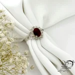 انگشتر نقره 925عیار زنانه با سنگ عقیق کد 21463