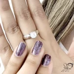 انگشتر سولیتر (تک نگین) زنانه نقره عیار 925 کد 21464 - Image 2