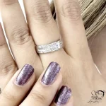 حلقه زنانه نقره 925عیار ایتالیایی کد 21475 - Image 2