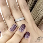 انگشتر نقره پرنس دور نگین سایز 7(55) زنانه کد 21480 - Image 2