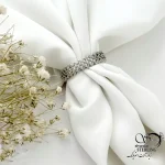 انگشتر نقره پرنس دور نگین سایز 7(55) زنانه کد 21480
