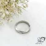انگشتر (حلقه) چند بعدی نقره 925 عیار سایز 6 (52) کد 21481 - Image 2