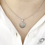 گردنبند آیت الکرسی نقره 925 عیار ایتالیا کد 21571 - Image 2
