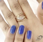 انگشتر کلاسیک برند ژوپینگ طرح منحنی کد 21647