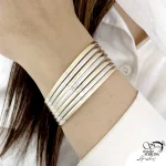 پک النگو 7 عددی آینه ای طلاروس پهنای 2 میل کد 21703 - Image 2