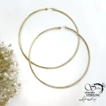 گوشواره حلقه ای بزرگ برند استیل کد 21729