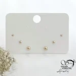 پک گوشواره ژوپینگ طرح گوی ظریف کد 21730