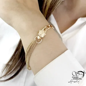 دستبند کلاسیک چند لاین مارک ژوپینگ کد 21732