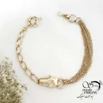 دستبند کلاسیک چند لاین مارک ژوپینگ کد 21732