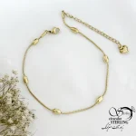 دستبند استیل طرح طلا کد 21740