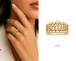 انگشتر ژوپینگ طرح طلا کد 12678