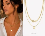 گردنبند استیل زنانه کد 6025