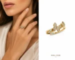انگشتر طلاروس پروانه ای کد 8888