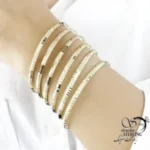 النگو نقطه ایی مشابه طلا 3میل برند طلاروس کد 20553 - Image 2