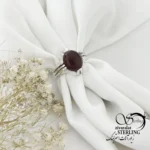 انگشتر نقره شرف الشمس رکاب چهارچنگ کد 21857
