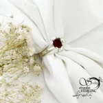 انگشتر کلاسیک نقره 925 عیار سنگ عقیق کد 21885
