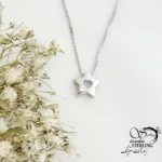 گردنبند ستاره ای با نقره ایتالیا طرح کلاسیک کد 22007