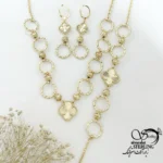 سرویس ونکلیف طرح حلقه ای مشابه طلا کد 22146