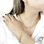 سرویس مجلسی زنانه مشابه طلا کد 22155