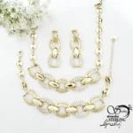 سرویس مجلسی نگین دار طرح طلا کد 22161