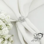 انگشتر نقره 925 عیار گل شبدر کد 22220