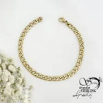دستبند مدل کارتیر زرد برند استیل کد 22291