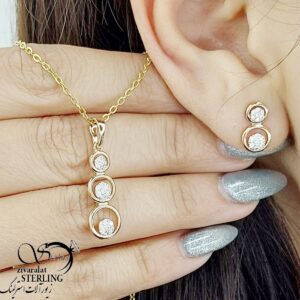 نیمست دایره وسط نگین برند ژوپینگ کد 8738