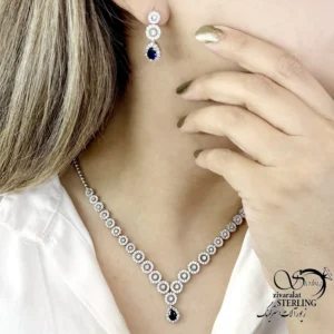 سرویس نقره کارکرده با عیار925 طرح گلریز کد 22303