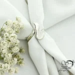 انگشتر منحنی نقره 925 عیار طرح طلا کد 22335