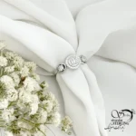 انگشتر نقره کلاسیک طرح طلا کد 22336