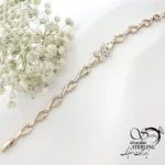 دستبند مارک ژوپینگ مشابه طلا مجلسی کد 22372