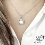 گردنبند نقره مرواریدی با عیار925 کد 22424